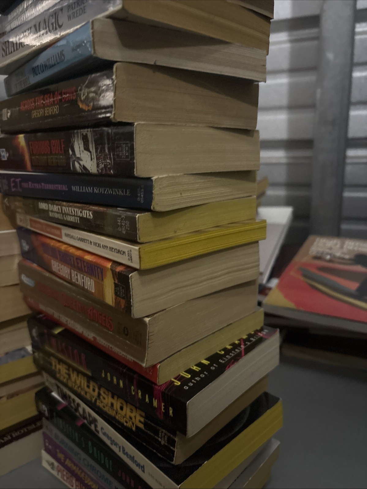Huge Lot of 35 Vintage Sci-Fi/Fantasy PB Books ACE DEL REY TOR DAW