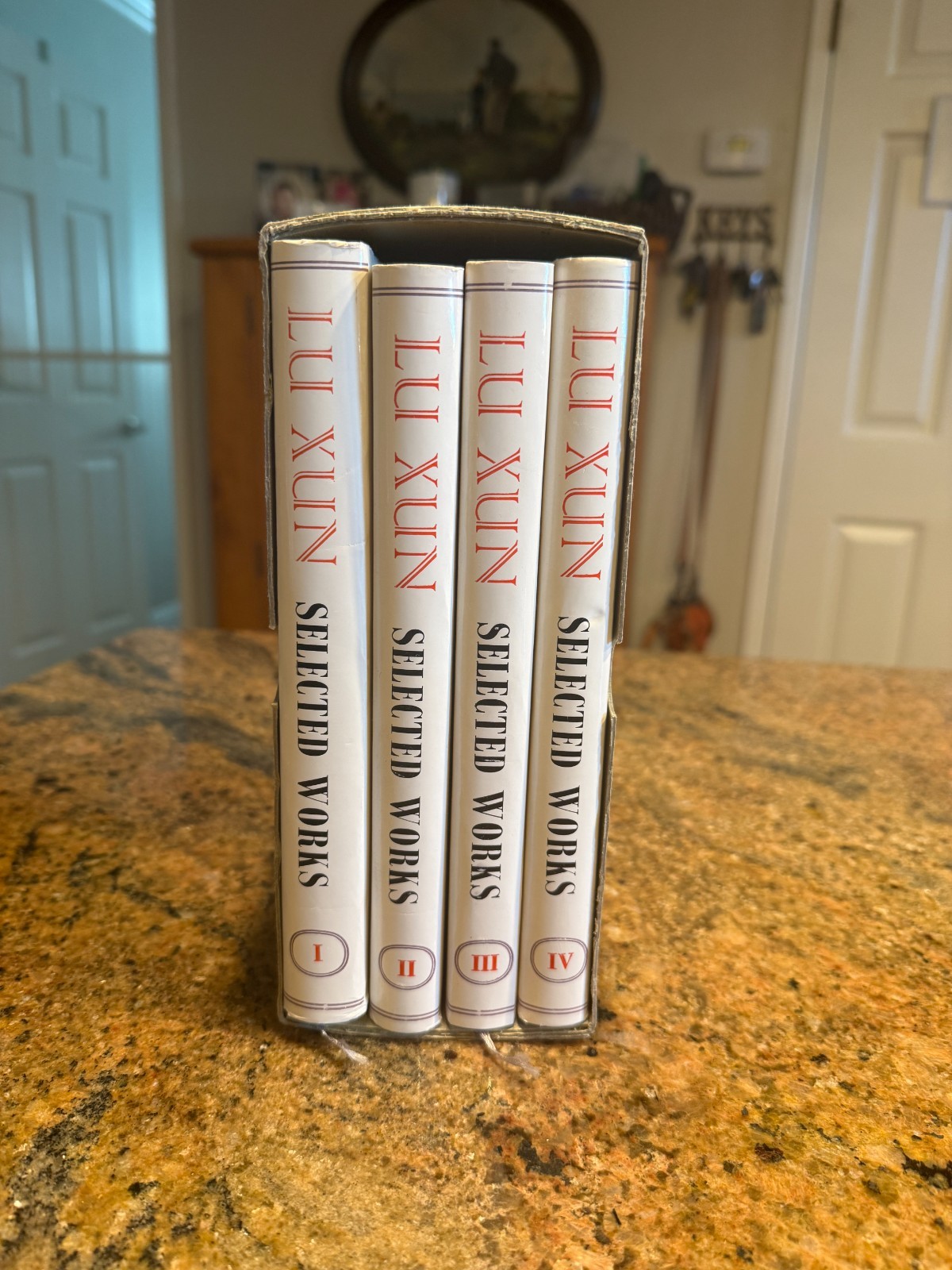 Lu Xun Selected Works 4-Volume Box Set Foreign Language Press 1980 Slipcase