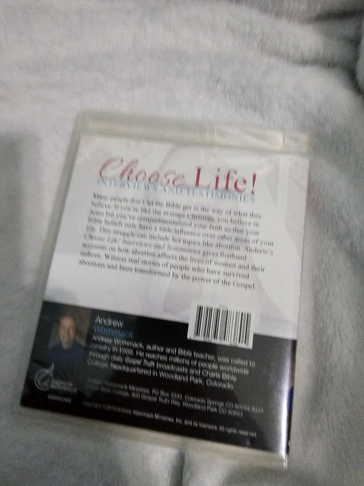 Andrew Wommack Choose Life Interviews Testimonies USB Flash Drive Pro Life Study