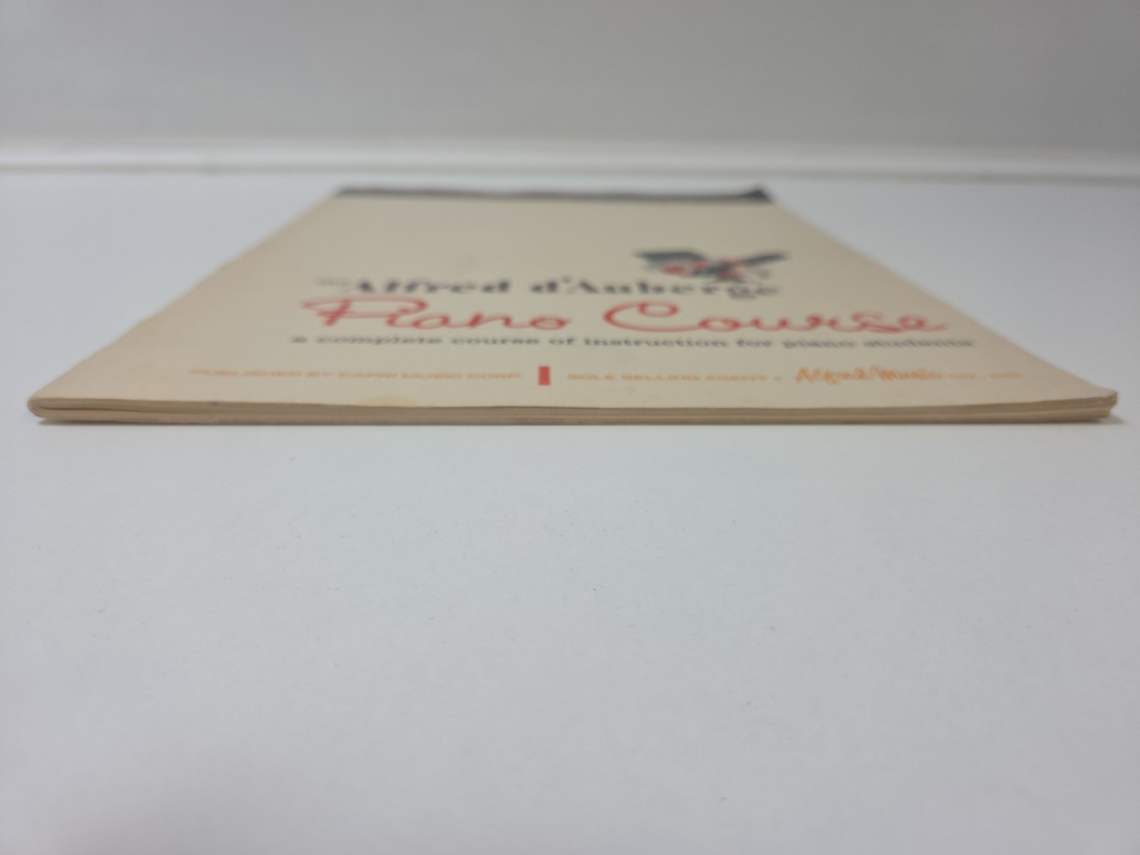 Vintage Alfred d’Auberge Piano Course Book 3 Lesson Book Music Instruction