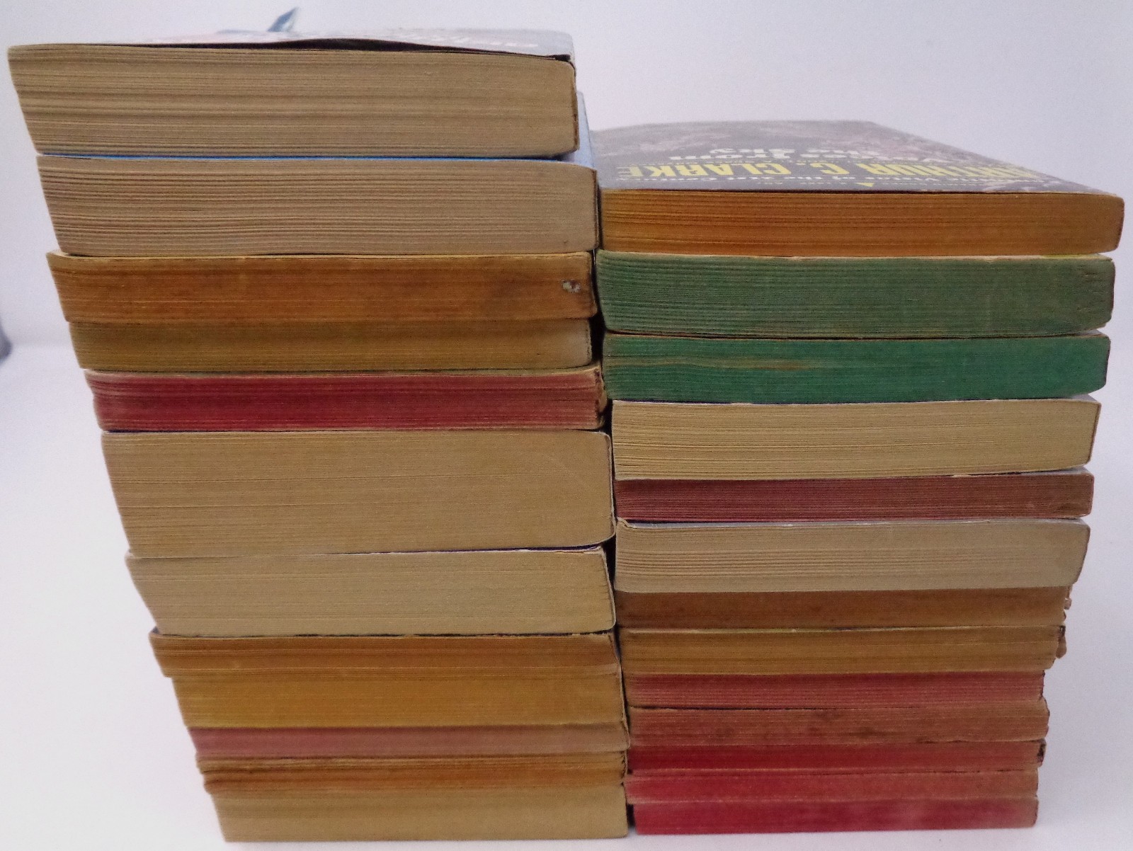 Lot of 25 Arthur C. Clarke sci‑fi paperbacks: Childhood’s End, Rendezvous with..