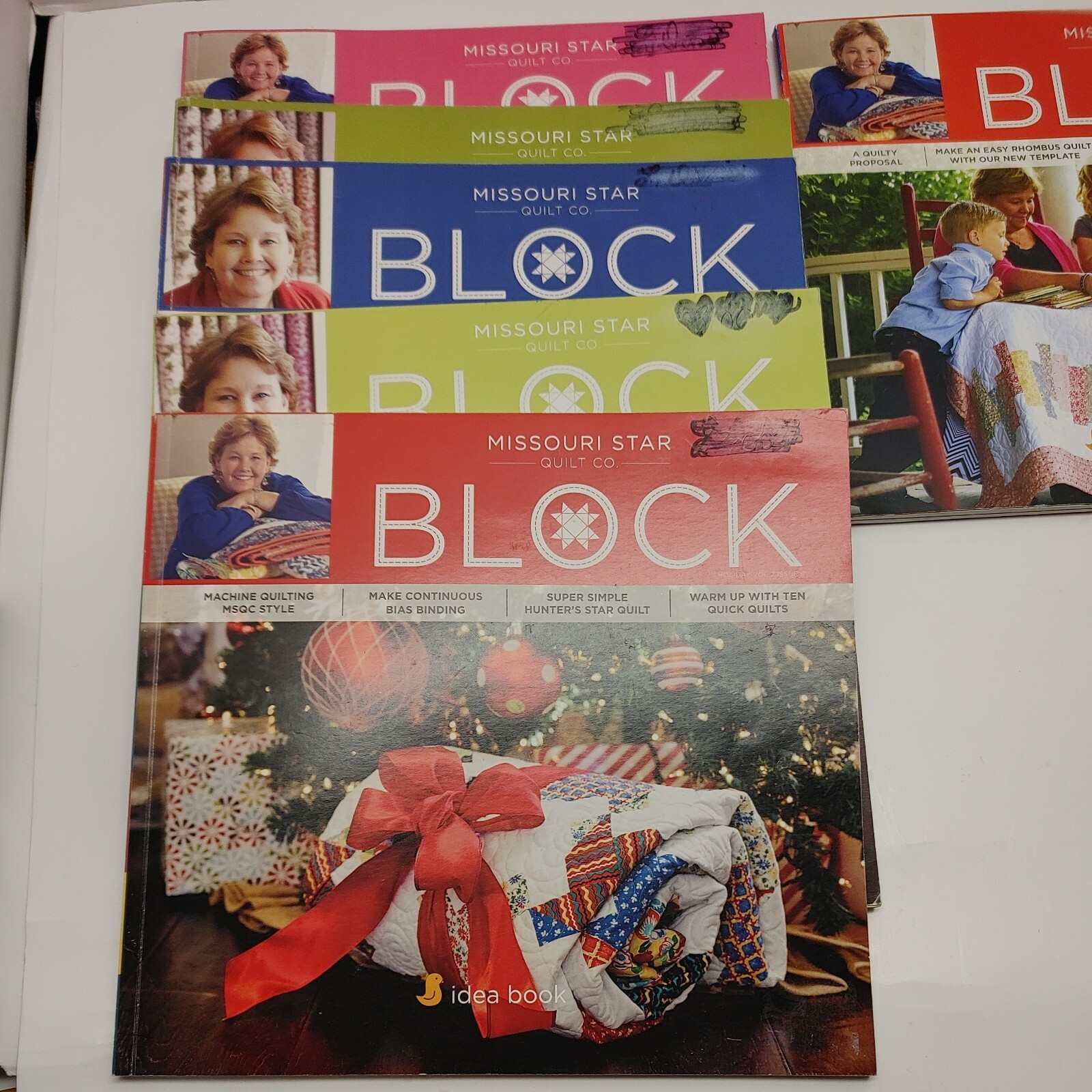 MISSOURI STAR QUILT CO Block Idea Books Vol 1 (2,3,4) Vol 2 (6) Vol 3 (1,3) Lot
