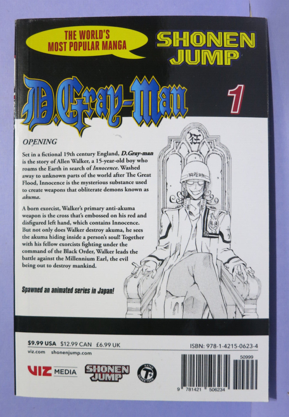 D. Gray Man by Katsura Hoshino Books 1, 2, 3, 4-5-6, & 7-8-9 in 5 PB Manga