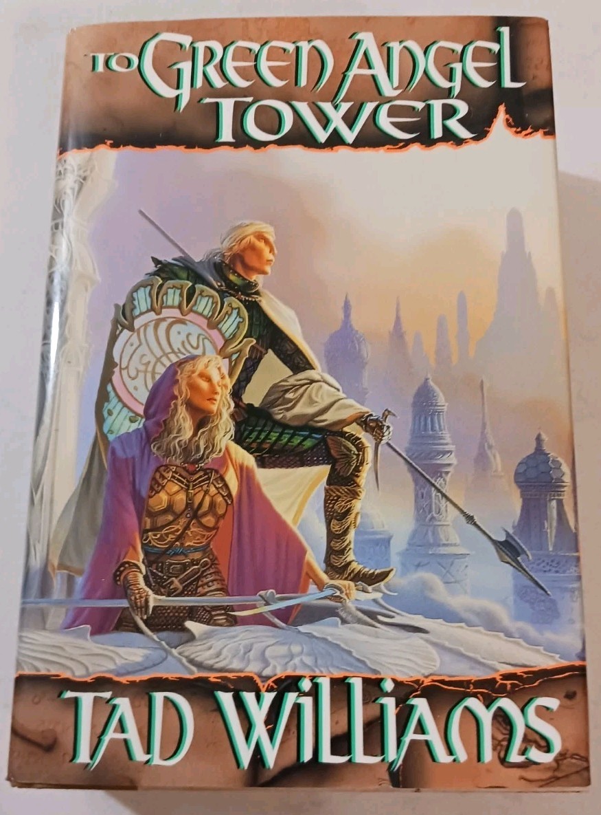 “Tad Williams” To Green Angel Tower 1st Ed 1st Printing 1993 HC/DJ YA A Fantasy