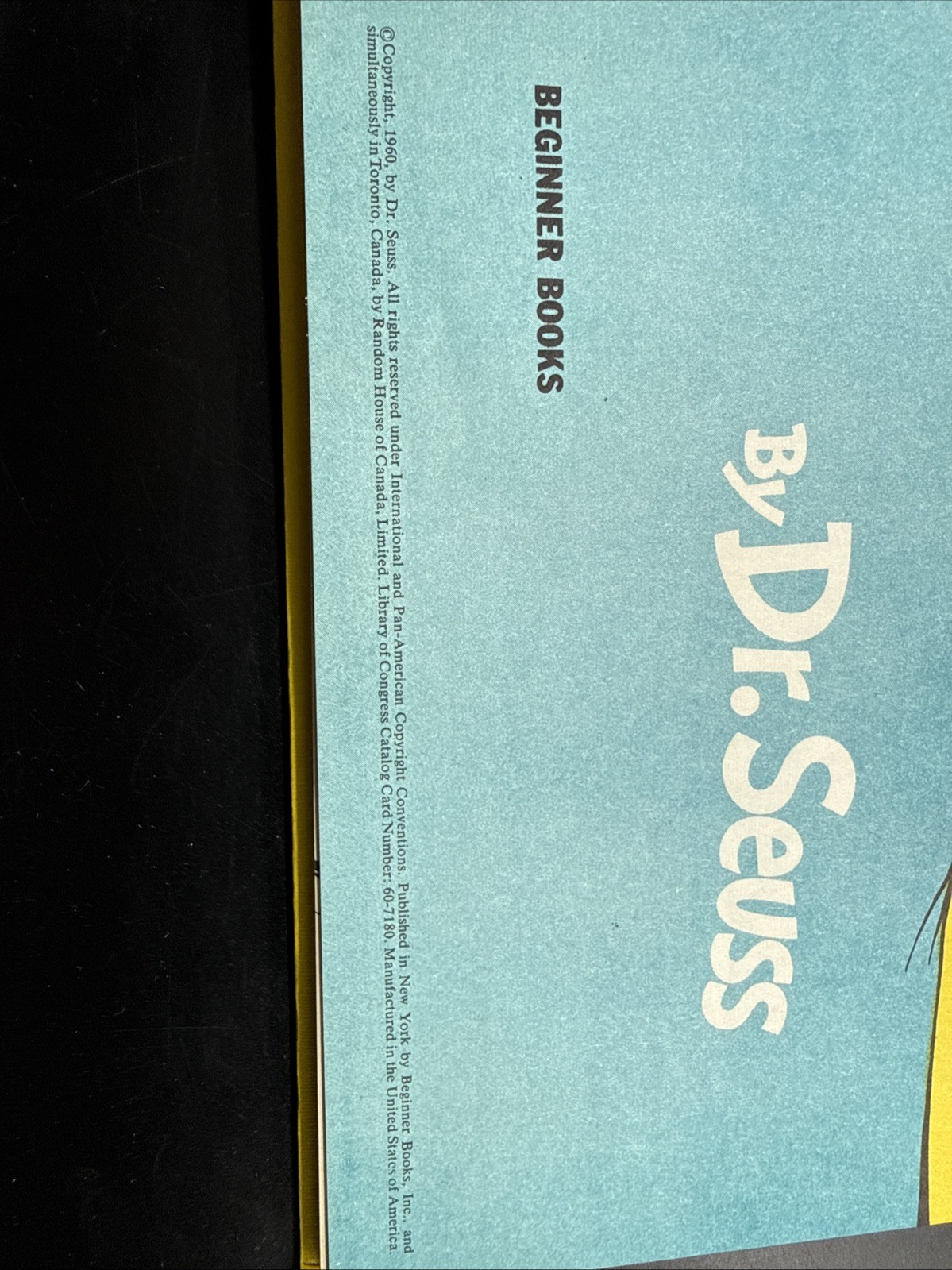 One Fish Two Fish Red Fish Blue – Fish Dr. Suess (1960/1988)