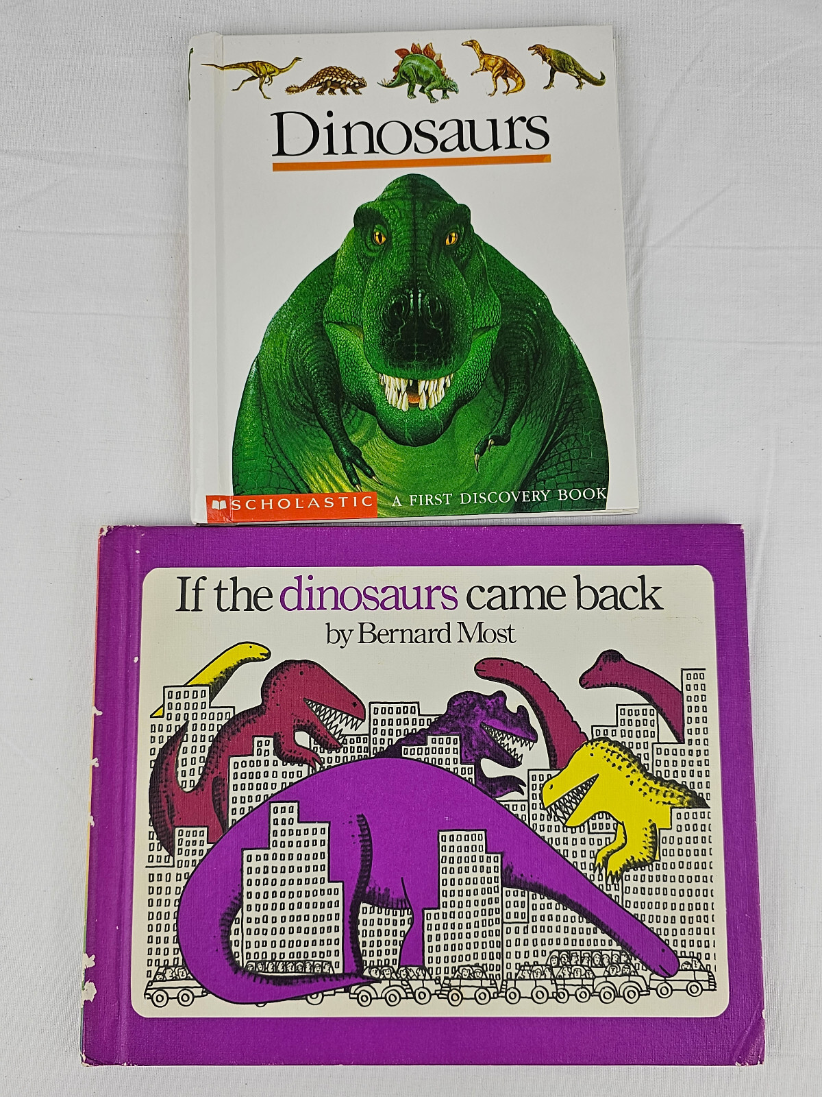 Dinosaurs A First Discovery Book & If The Dinosaurs Came Back by Bernard Most