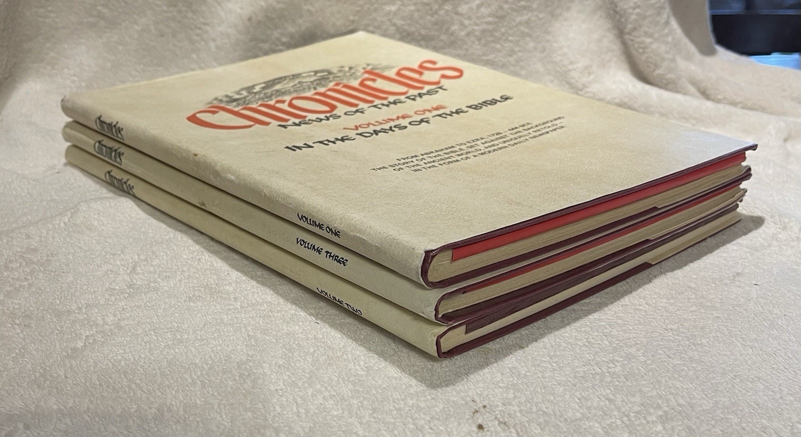 Chronicles News Of The Past Books Volumes 1-3 Newspaper Style Religious Texts