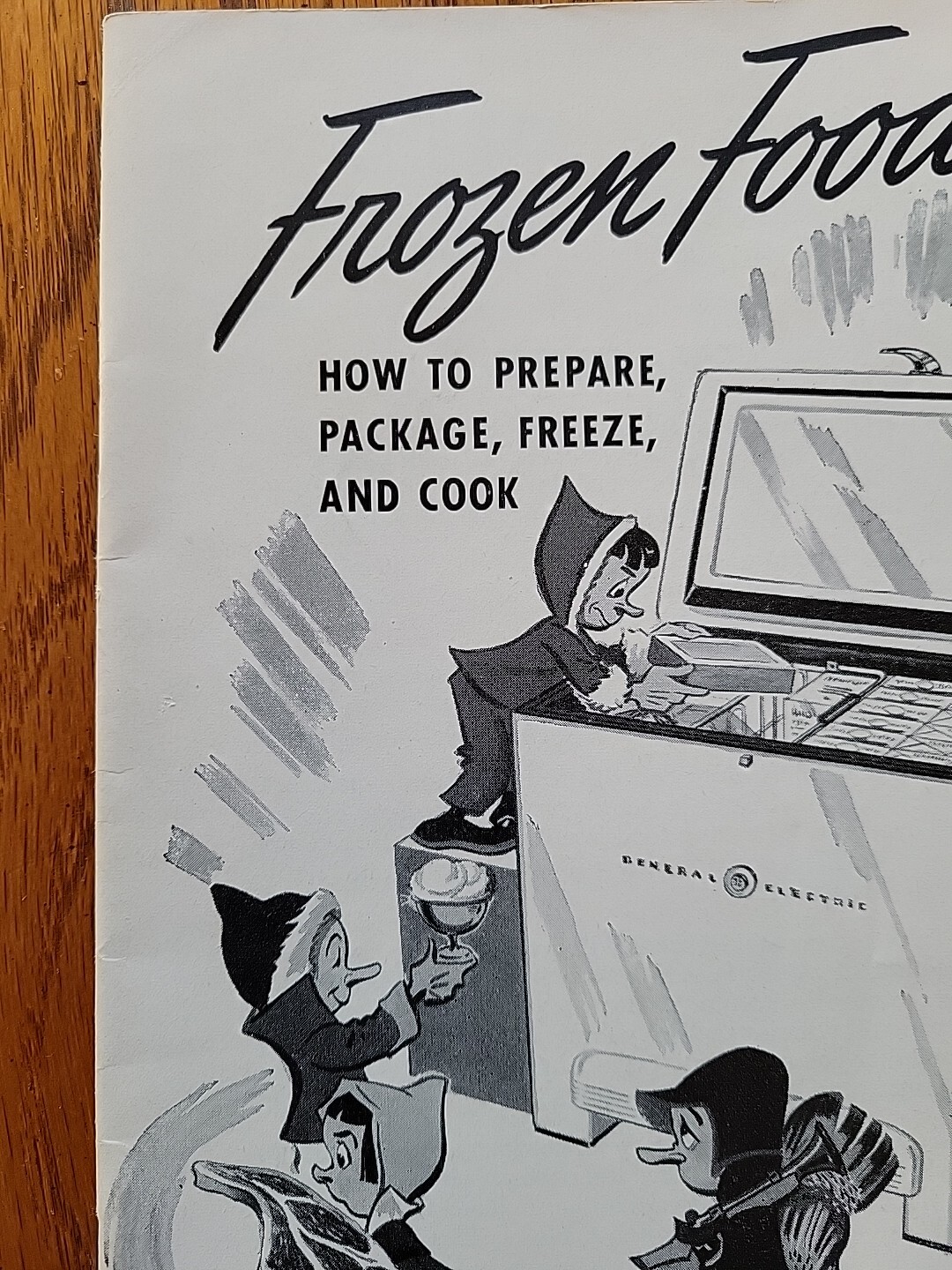 Vtg GE General Electric Consumers Institute Frozen Foods Guide To Prepare Cook