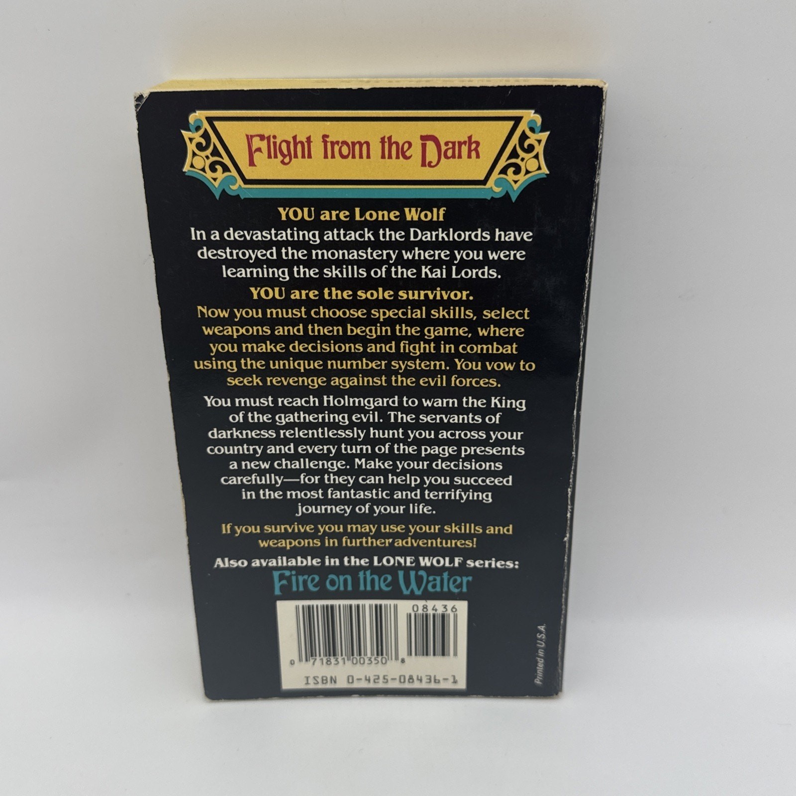 LOT OF 5 LONE WOLF BOOKS – ROLE PLAYING ADVENTURE BOOK 1, 2, 3, 5, 10 – RARE HTF