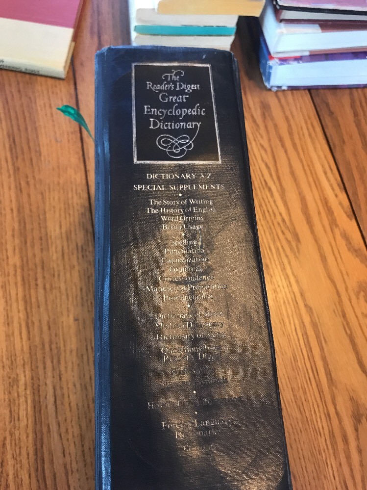 The Reader’s Digest Great Encyclopedia Dictionary 1968 Hardback Format 6 lbs