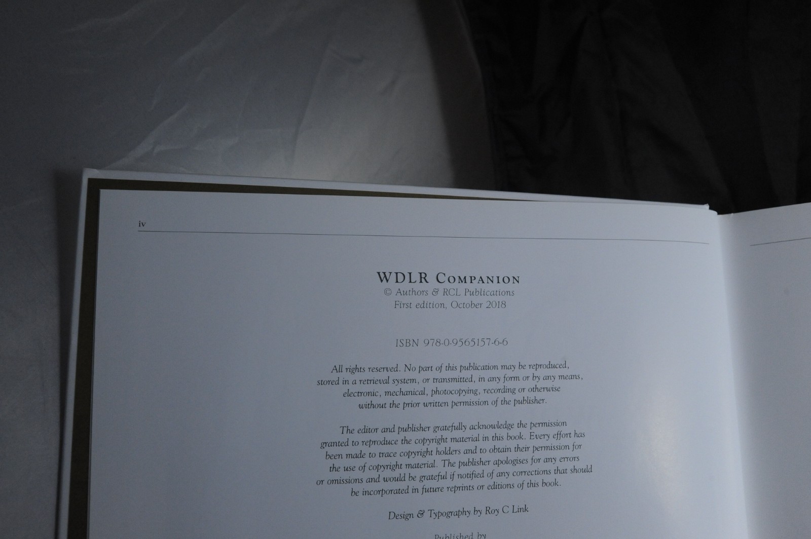 WDLR Companion , David Ronald & Roy Link , 1981 Hardcover OUT OF PRINT, RARE