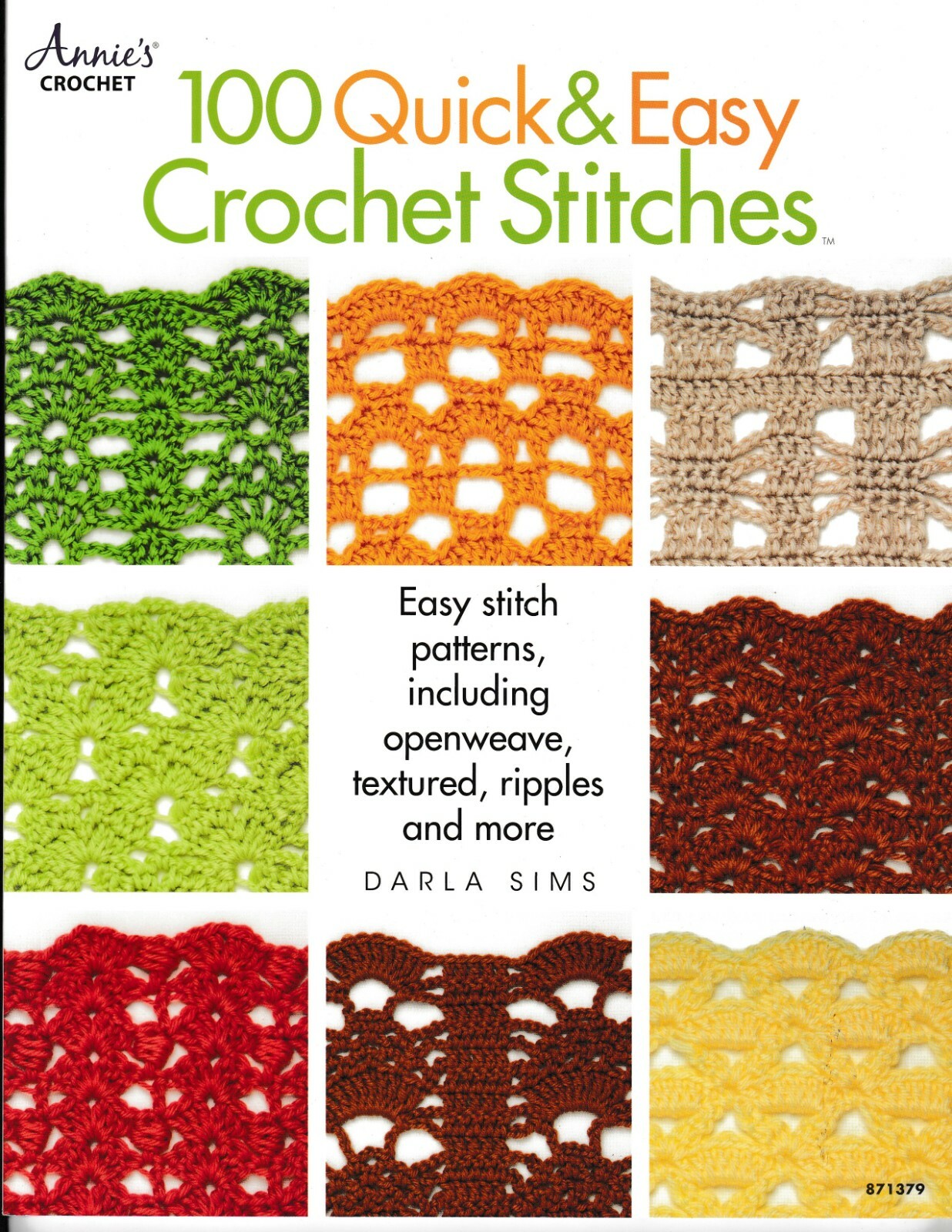 100 Quick & Easy Crochet Stitches | Annie’s 871379 (Orig Price $14.95) NEW!