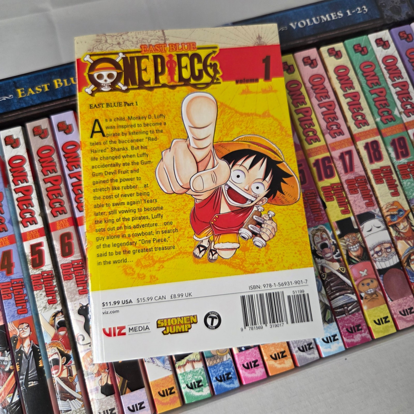 Viz Media One Piece Box Set East Blue and Baroque Works Volumes 1-23