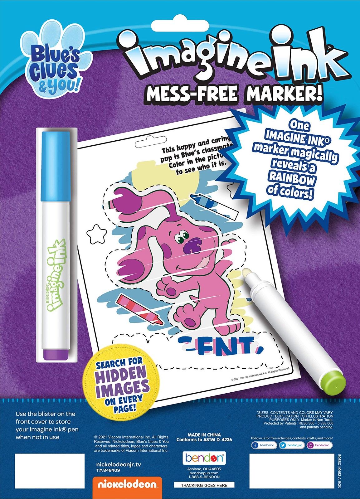 Nickelodeon Blue’s Clues and You 16-Page Imagine Ink Coloring B Toy