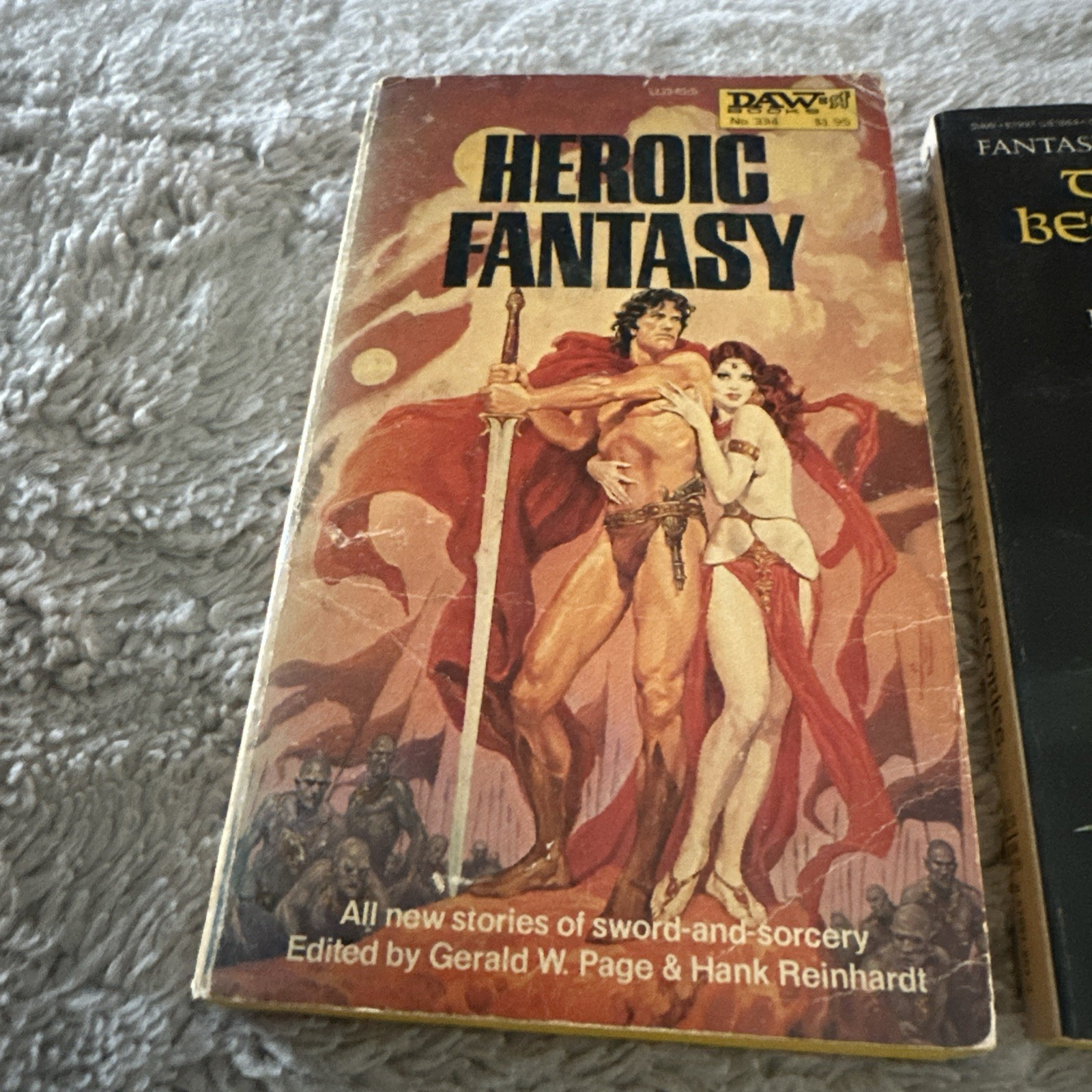 Heroic Fantasy 1979 DAW No 334 & The Years Best Fantasy Paperbacks 1st Print