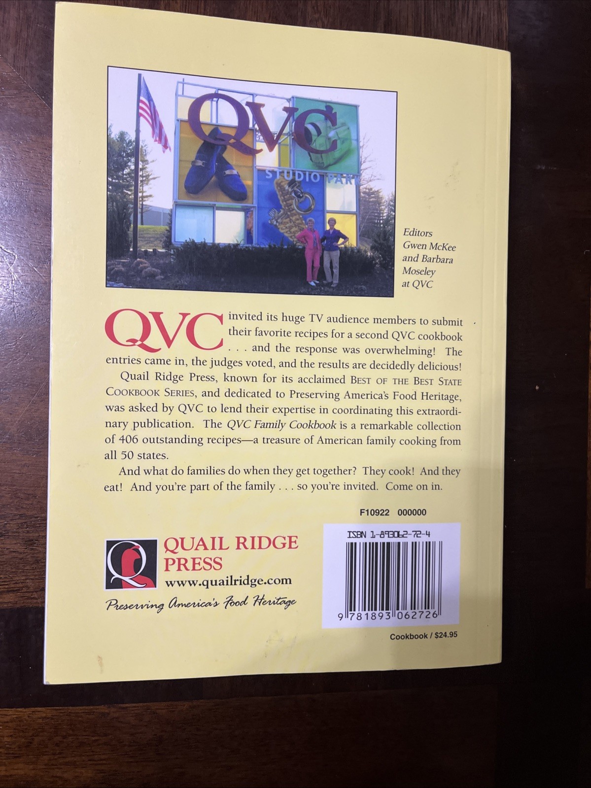 Best of the Best QVC Family Cookbook (Various Contributors 2005 Paperback) °