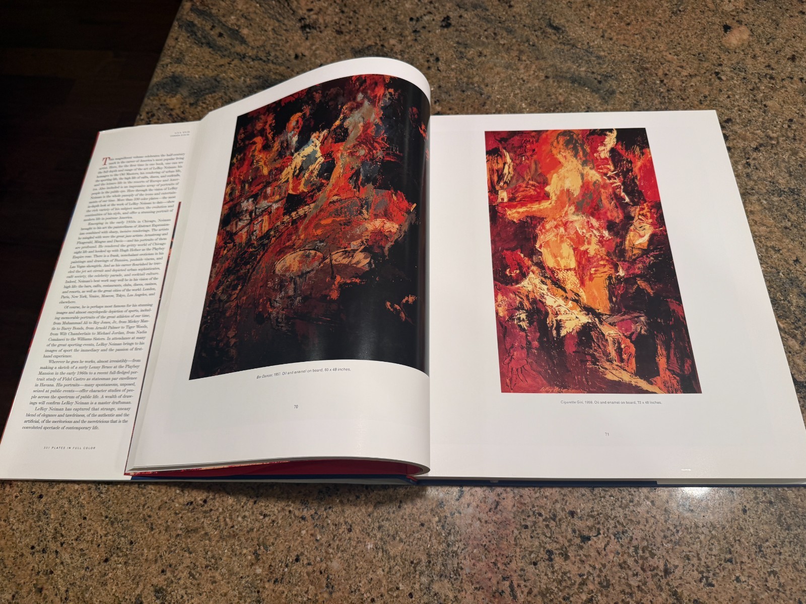 LeRoy Neiman: Five Decades – Hardcover, by LeRoy Neiman -SIGNED