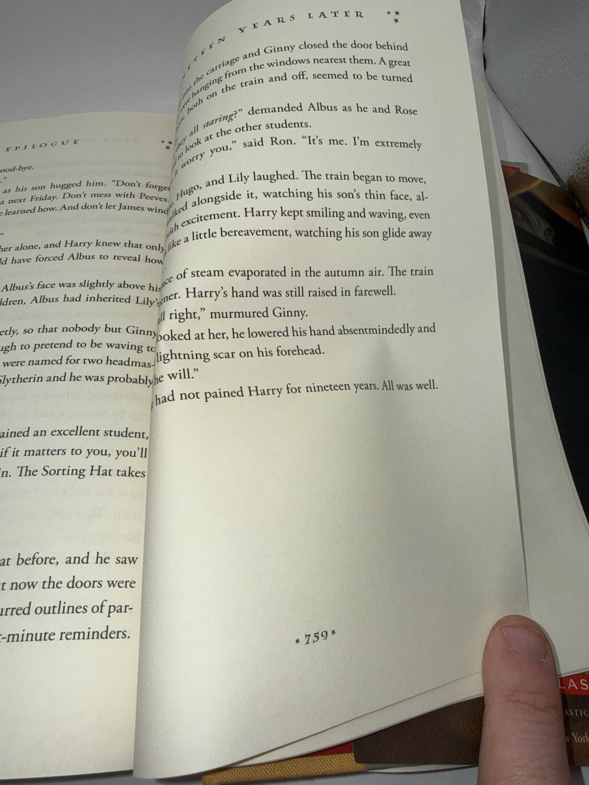 First Edition 1st Print Harry Potter & The Deathly Hallows 759 pages Error Rare