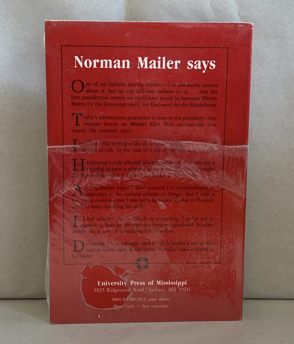Conversations with Norman Mailer ~ J. MIchael Lennon ~ *BRAND NEW* *SEALED*