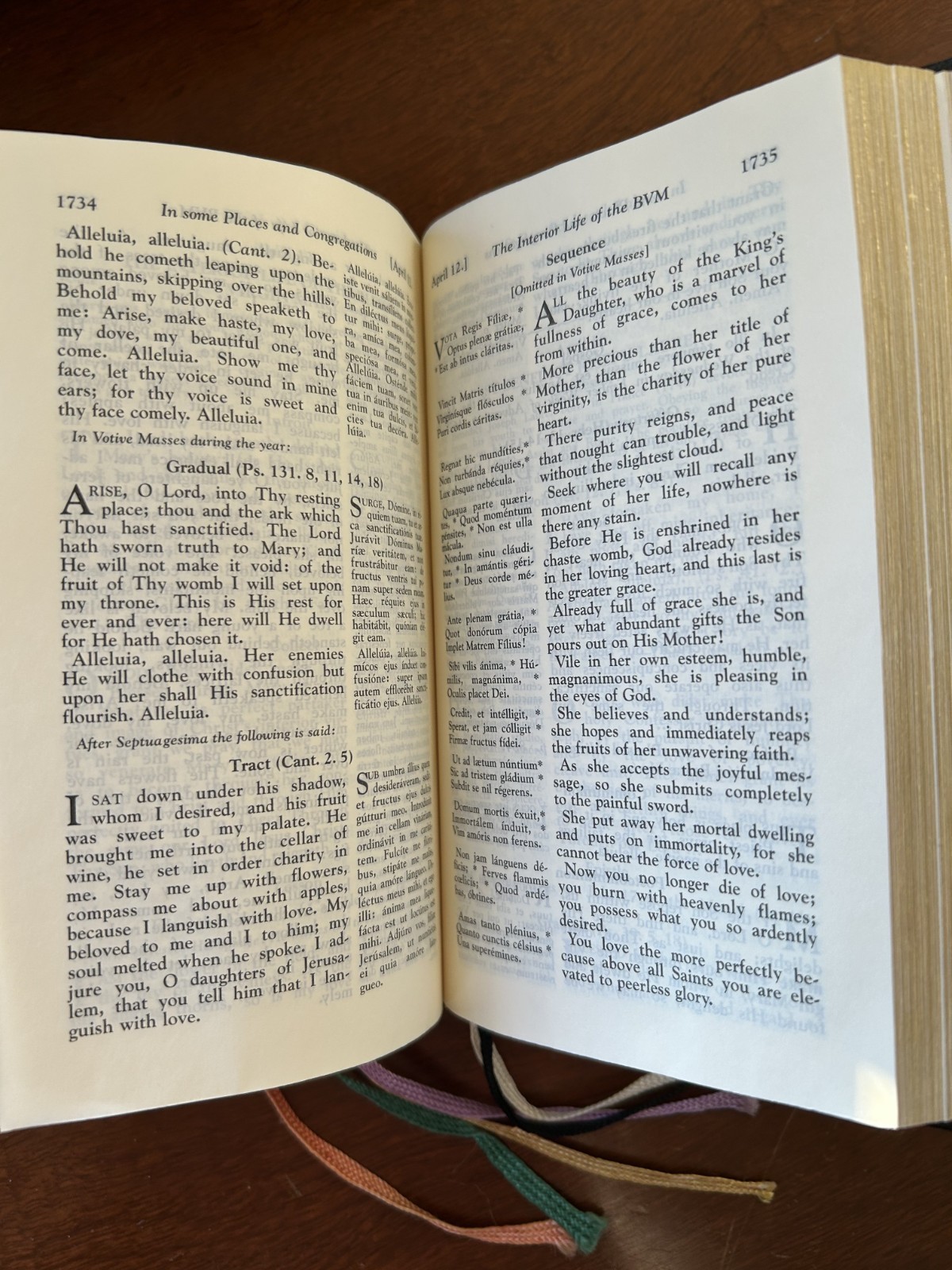 1962 The Roman Missal, Daily Missal and Liturgical Manual, 1st Ed 2004 LEATHER