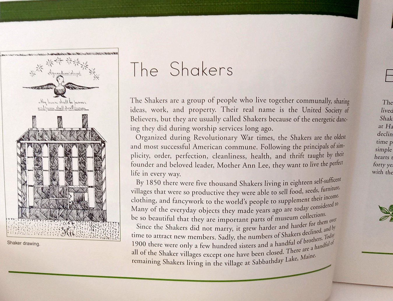 Shaker Children: True Stories and Crafts By Kathleen Thorne-Thomsen 1996 1st PB