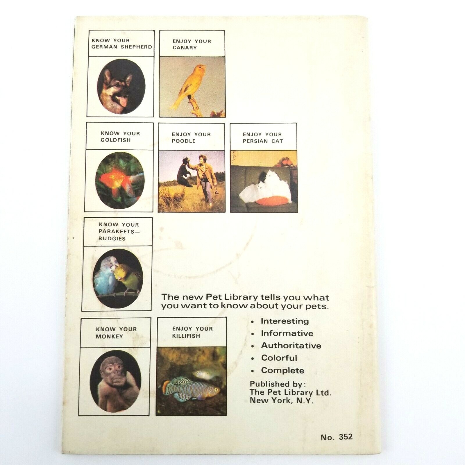 Enjoy your Chameleon by Eric Schneider, Editor, The Pet Library Ltd, 31 Pages