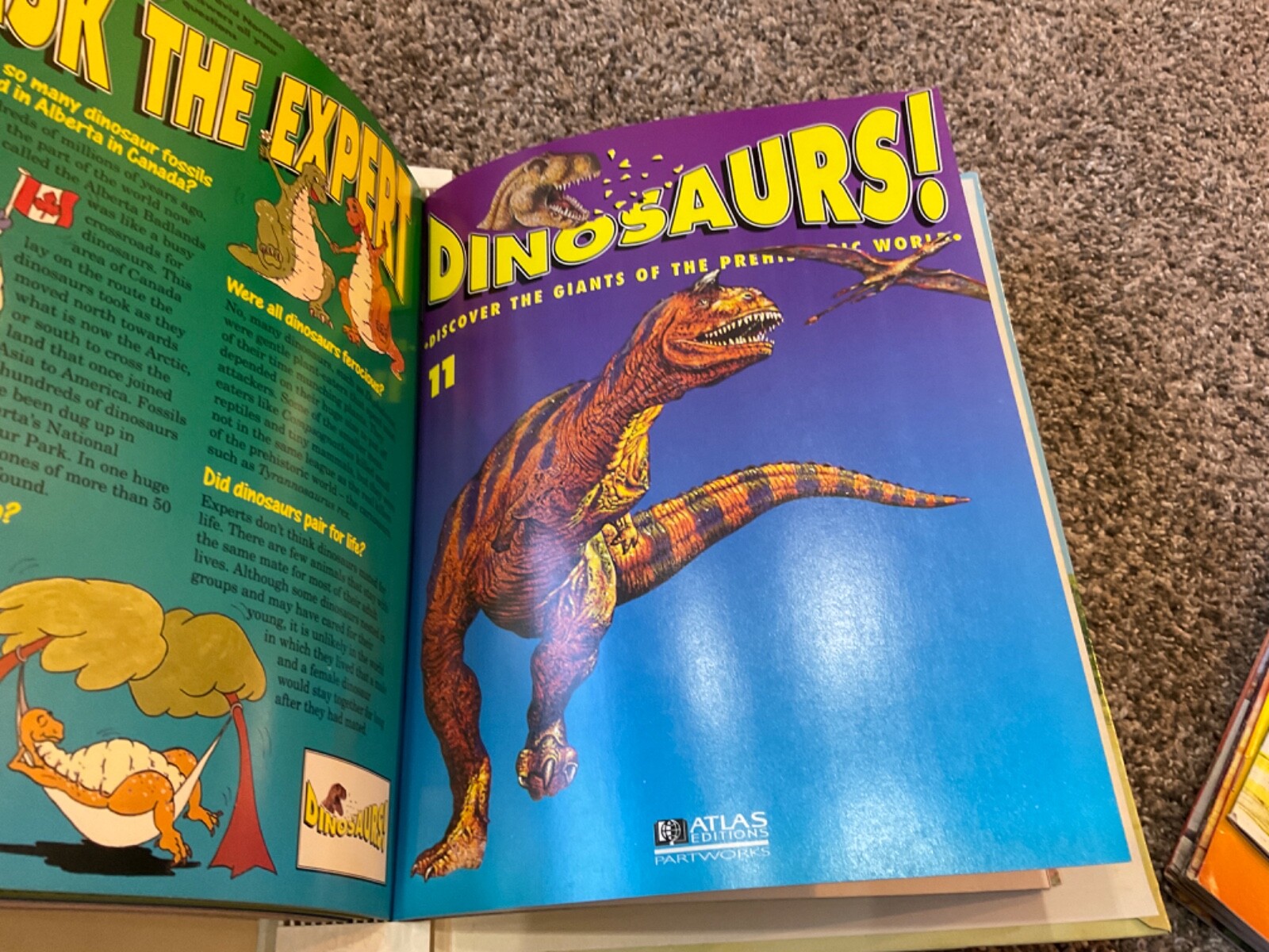 1993 Dinosaurs Discover Giants of the Prehistoric World Binder #1 Issues 1-19