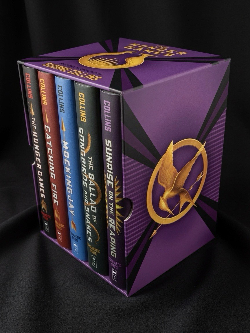 NEW CLEAN! Hunger Games 5-Book Hardcover Box Set Suzanne Collins FRESH! SEALED!