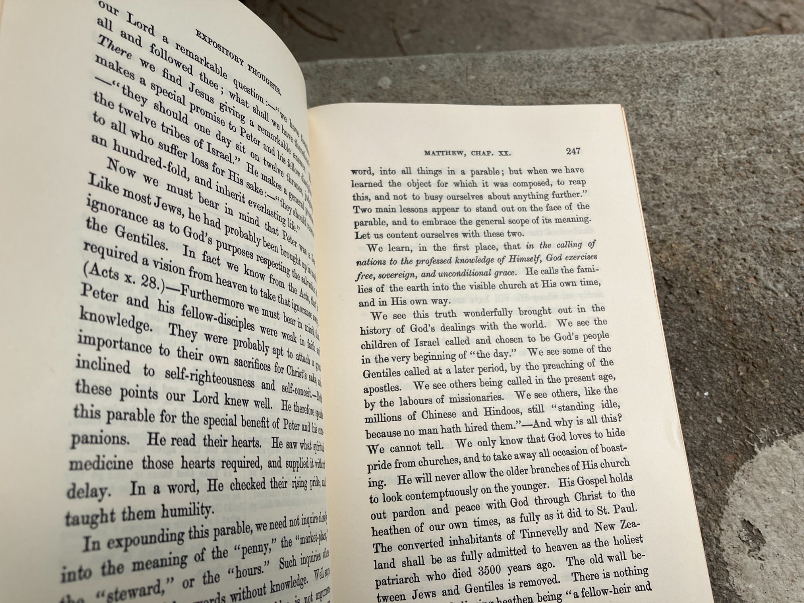 book Ryle’s Expository Thoughts on the Gospels 1 & 4 Matthew, Mark, John – 1956