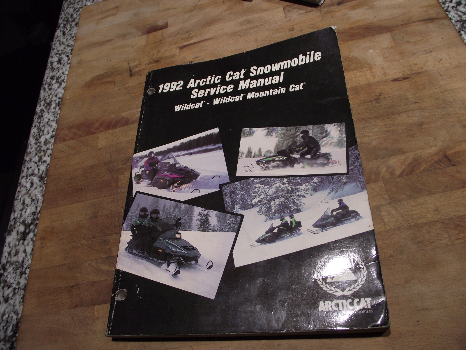 1992 ARCTIC CAT WILDCAT MOUNTAIN CAT 2254-734 185 PAGES SLED SERVICE MANUAL