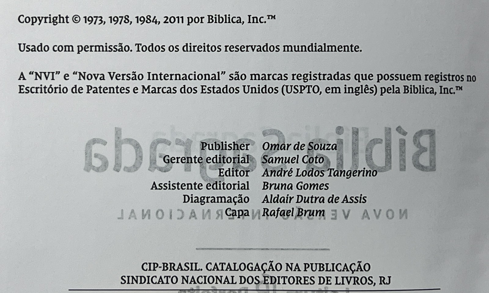 SPANISH BIBLE / RELIGION: Biblia Sagrada: NVI – 2011 SC Pub. by Thomas Nelson