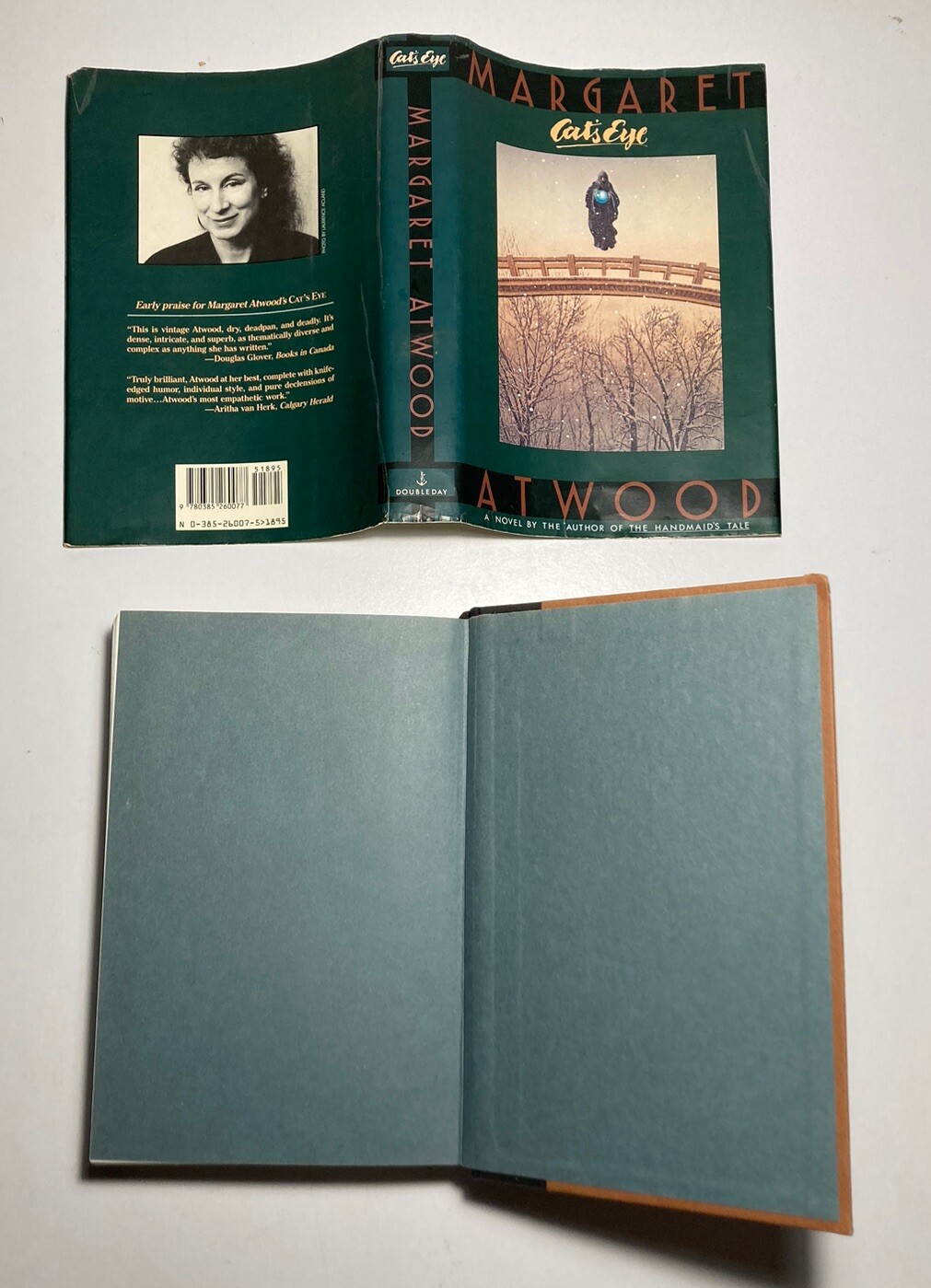 “Cat’s Eye” MARGARET ATWOOD 1st edition 1st print 1989 HARDCOVER Doubleday DJ