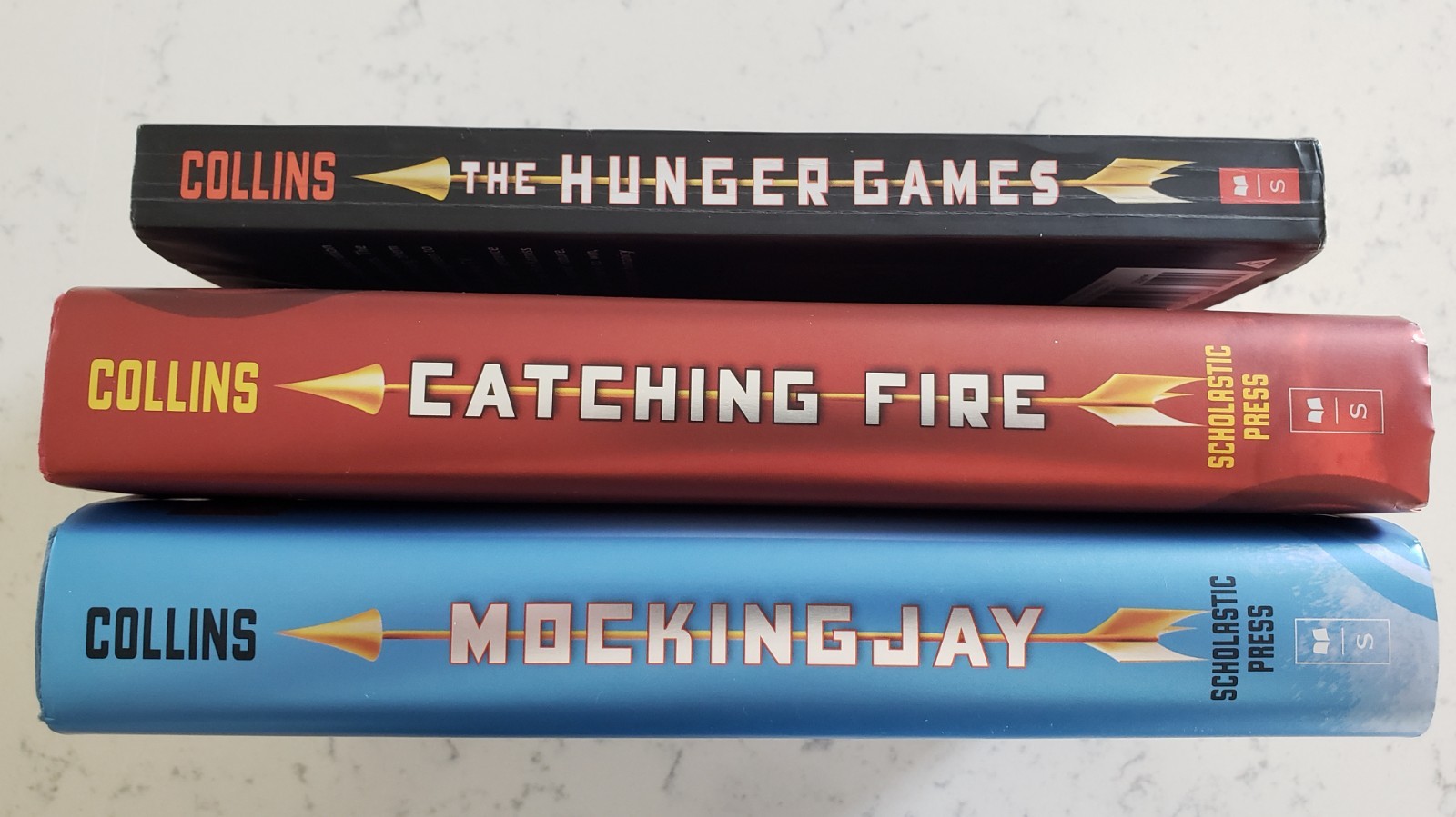 Lot of 3-The Hunger Games, Catching Fire & Mockingjay by Suzanne Collins 1PB 2HC