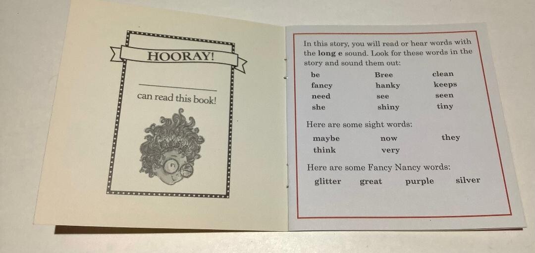 Set of 5 Fancy Nancy I can Read Phonics Paperback Books 8-12 2013