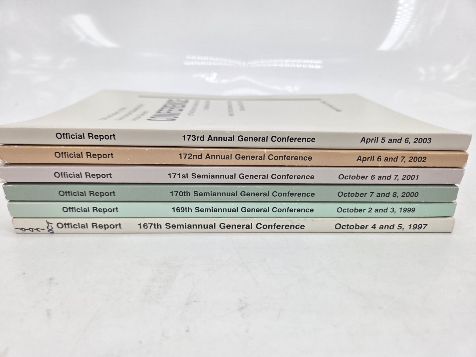 LDS Lot 6 Mormon Semi Annual General Conference Reports 1990’s 2000’s