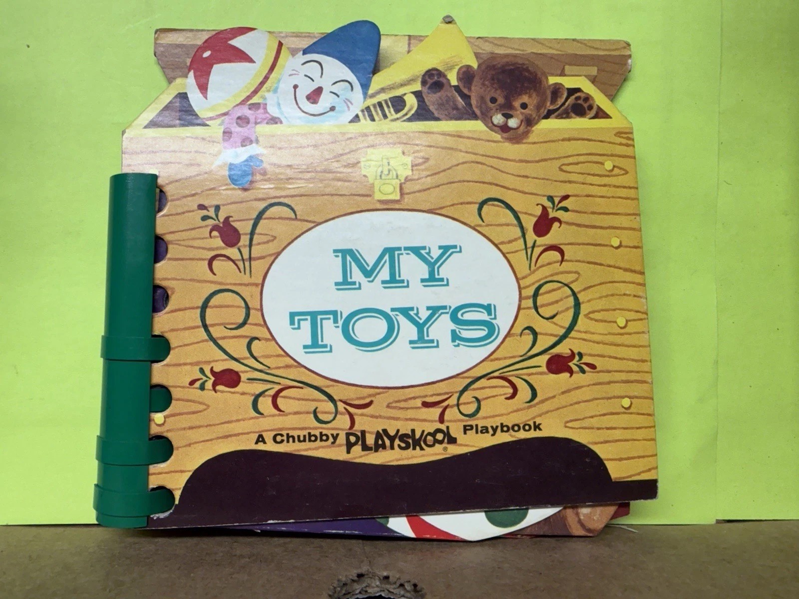 Vintage 1964 Playskool My Toys Chubby Playbook Joe Kaufman Interactive Board Boo