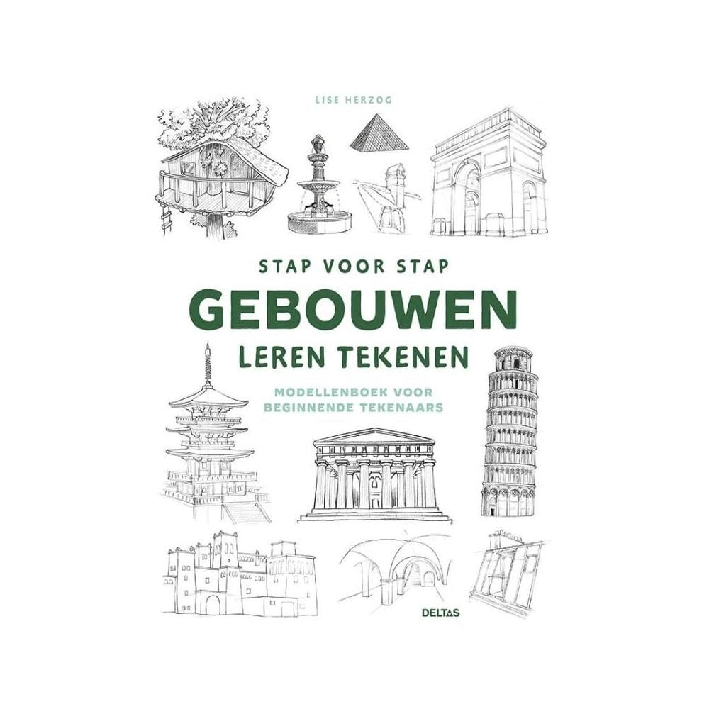 Lise Herzog Stap voor stap gebouwen leren tekenen: Modellenboek voor (Paperback)