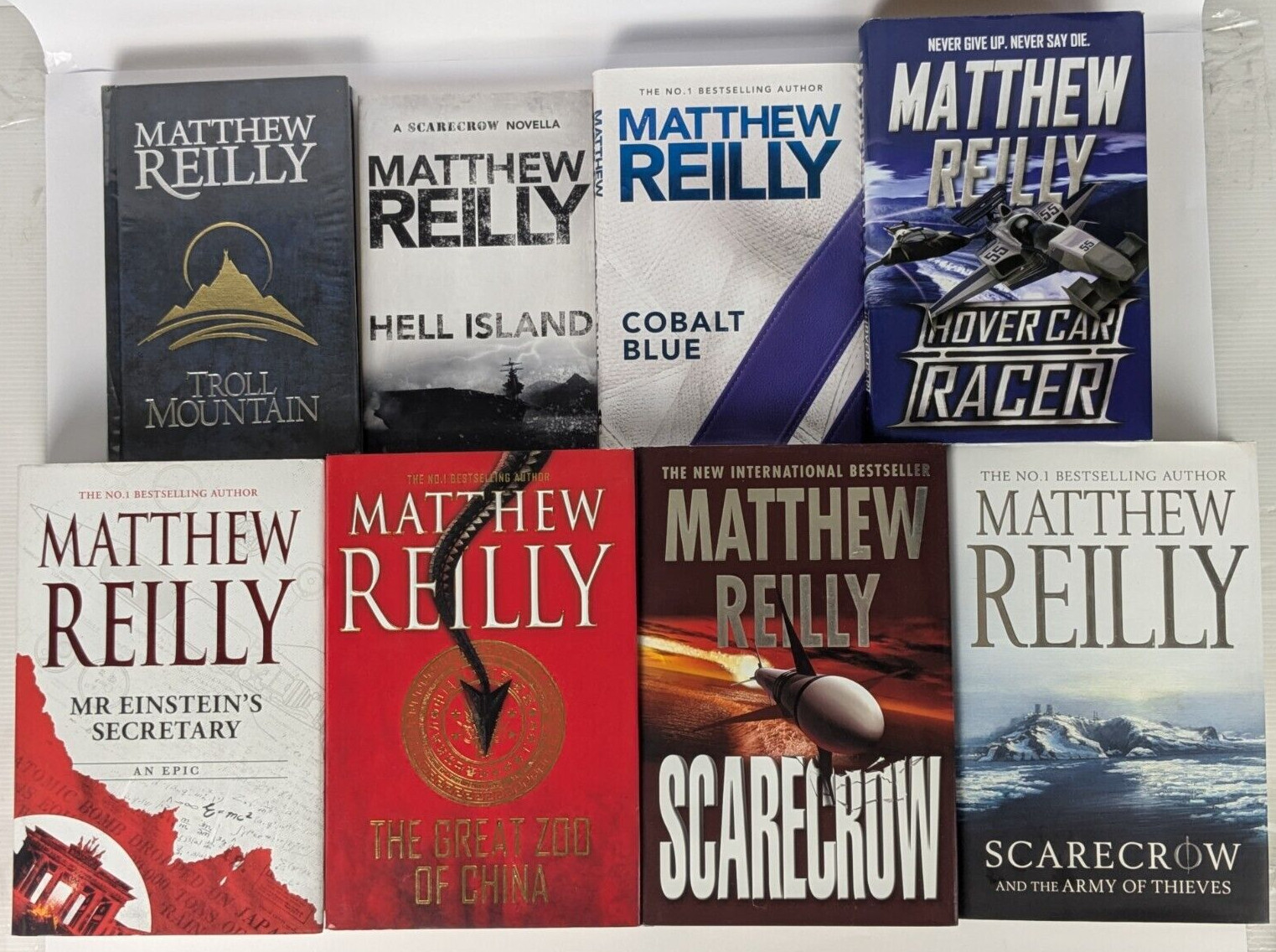 Matthew Reilly x 8 Hover Car Racer Scarecrow Cobalt Blue Great Zoo of China