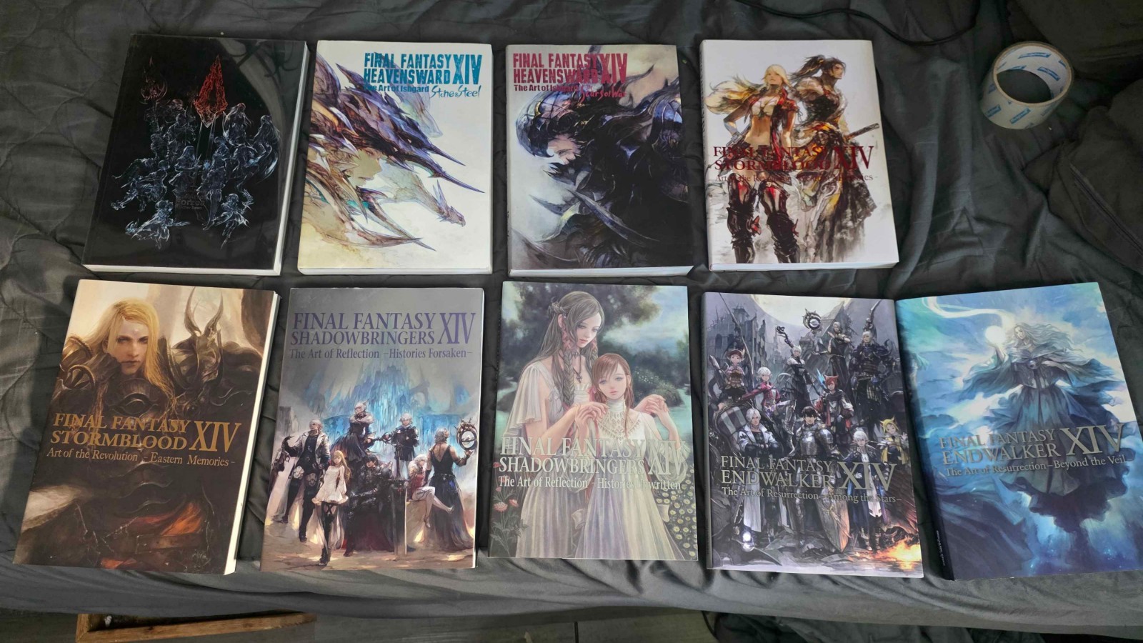 Final Fantasy XIV (ONLINE) Square Enix Art Books (LOT OF 9) *NO CODES*