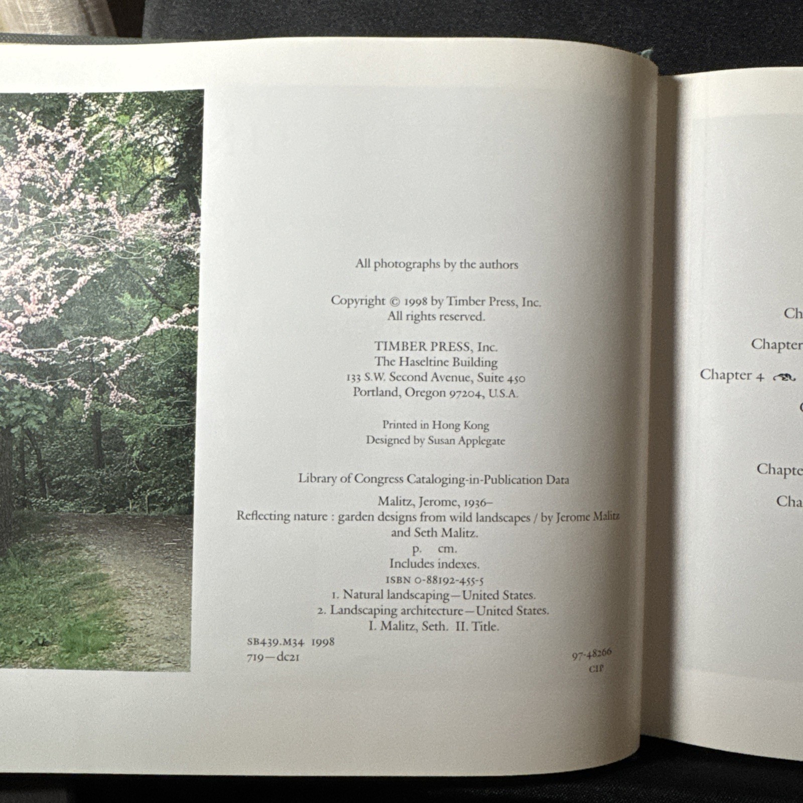 Reflecting Nature : Garden Designs for Wild Landscapes by Jerome Malitz and Seth