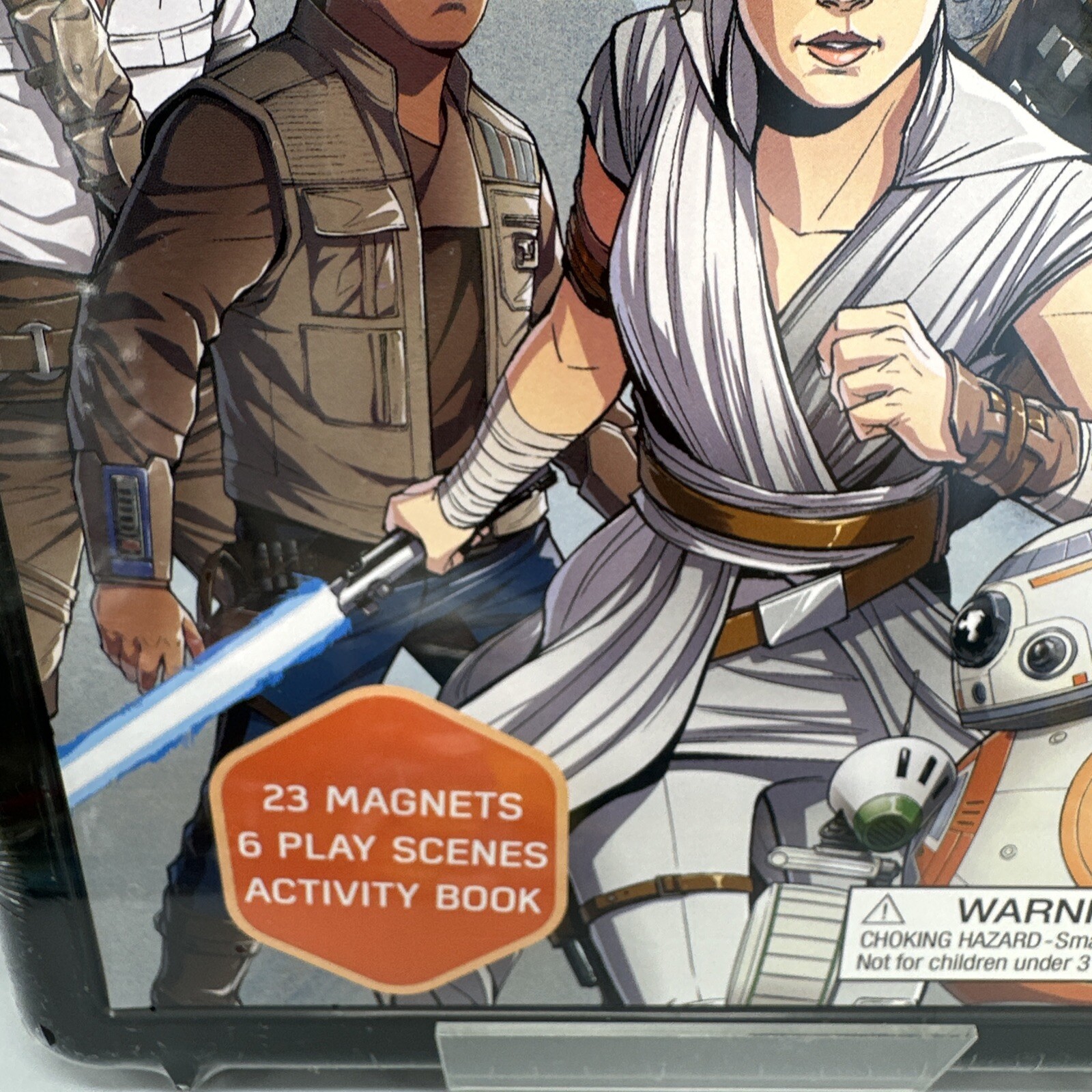 Star Wars: The Rise Of Skywalker Book and Magnetic Play Set New Sealed