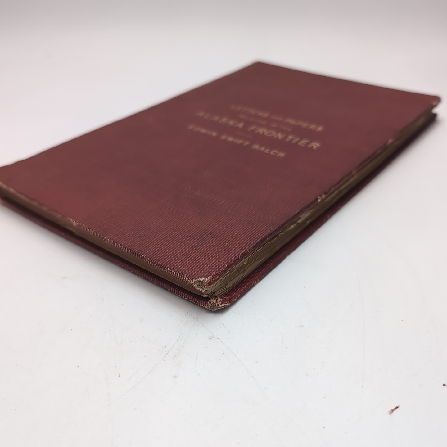 Letters And Papers Alaska Frontier thomas Balch 1904 Antique Hardcover Book