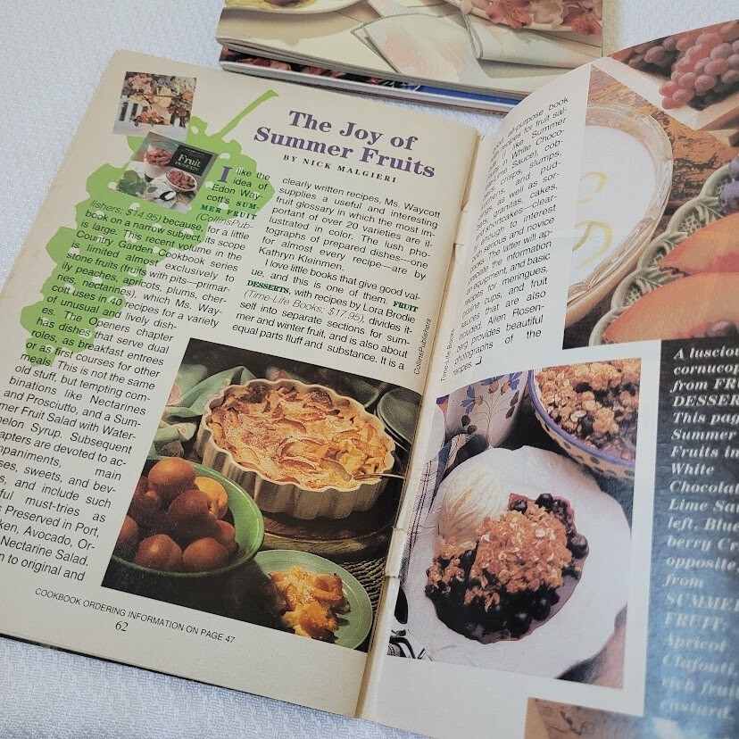 Summer Cooking Recipes Bundle of 4 Lot Cookbook Mini Magazines BHG 1990s 2000s