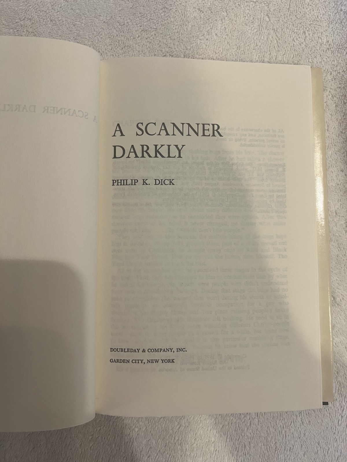 A Scanner Darkly — BCE Philip K. Dick