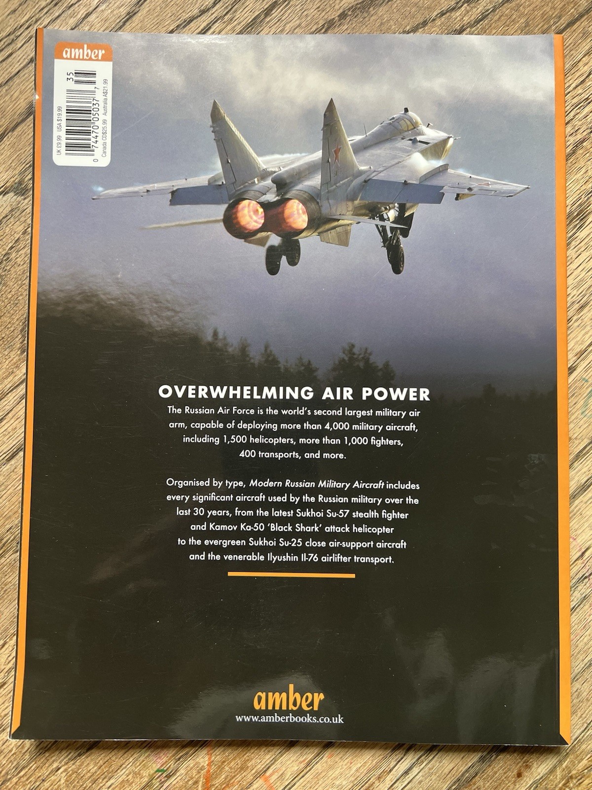 MODERN RUSSIAN MILITARY AIRCRAFT Magazine (Amber Books) 2023