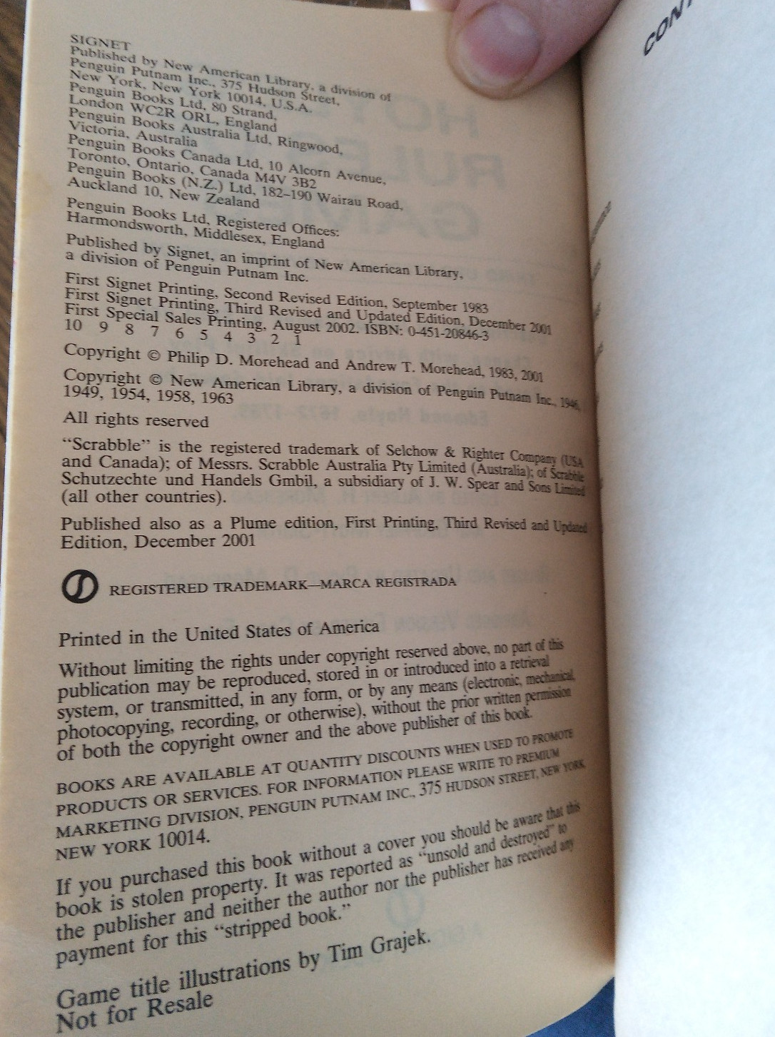 Hoyle’s 8 Favorite Games By Albert H. Morehead And Geoffrey Mott-Smith(2001)