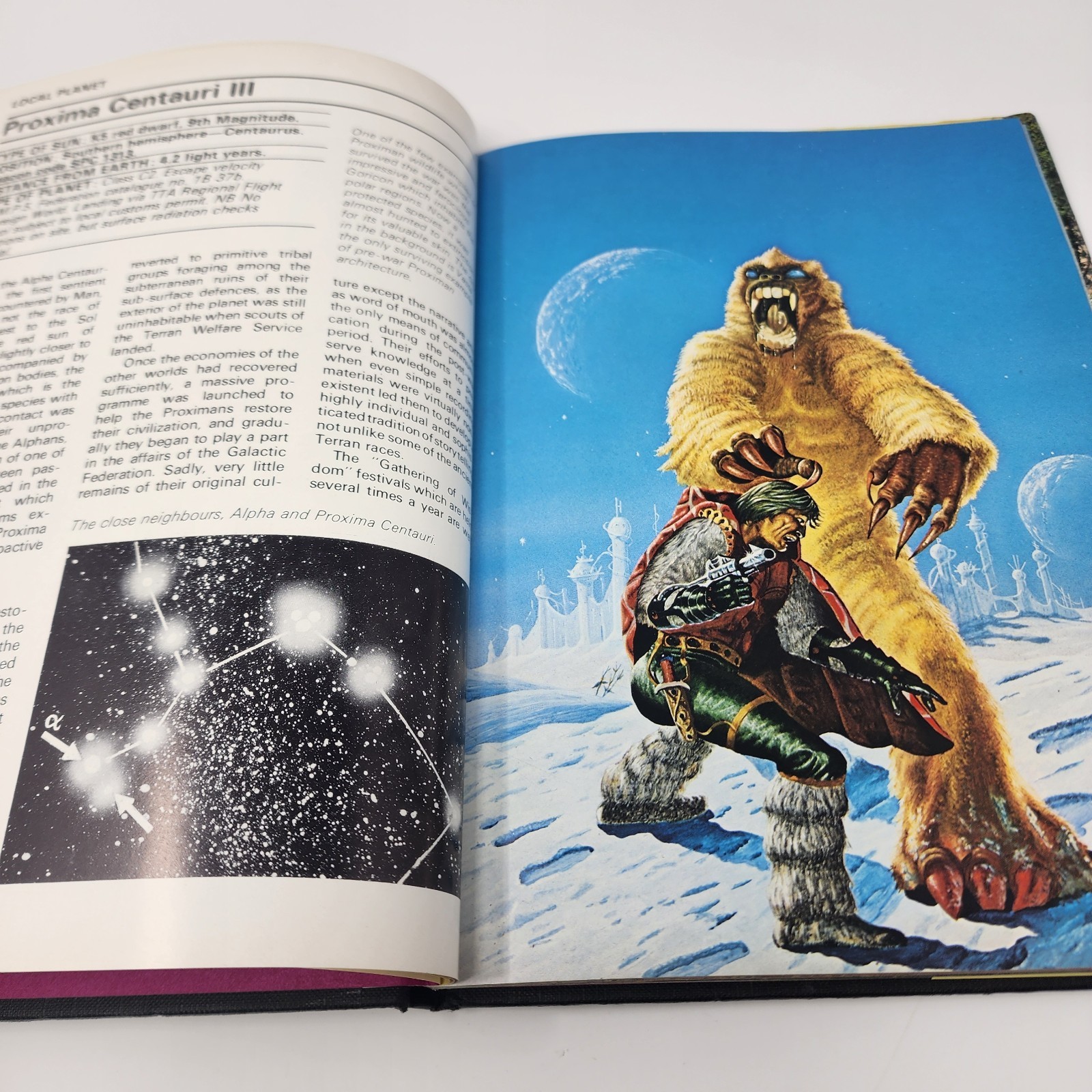 Aliens in Space Steven Caldwell 1979 Hardcover Galactic Encounters Crescent Book