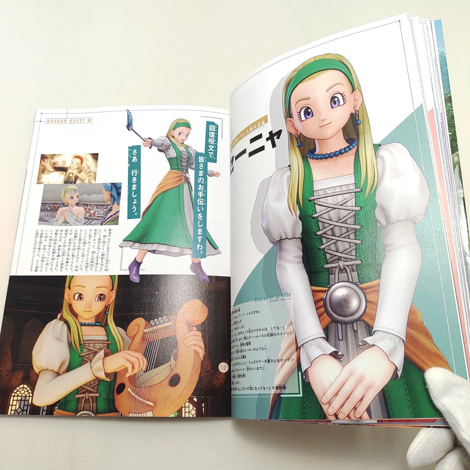 Dragon Quest XI: Echoes of an Elusive Age Character Book 1st Ed JP Out of print