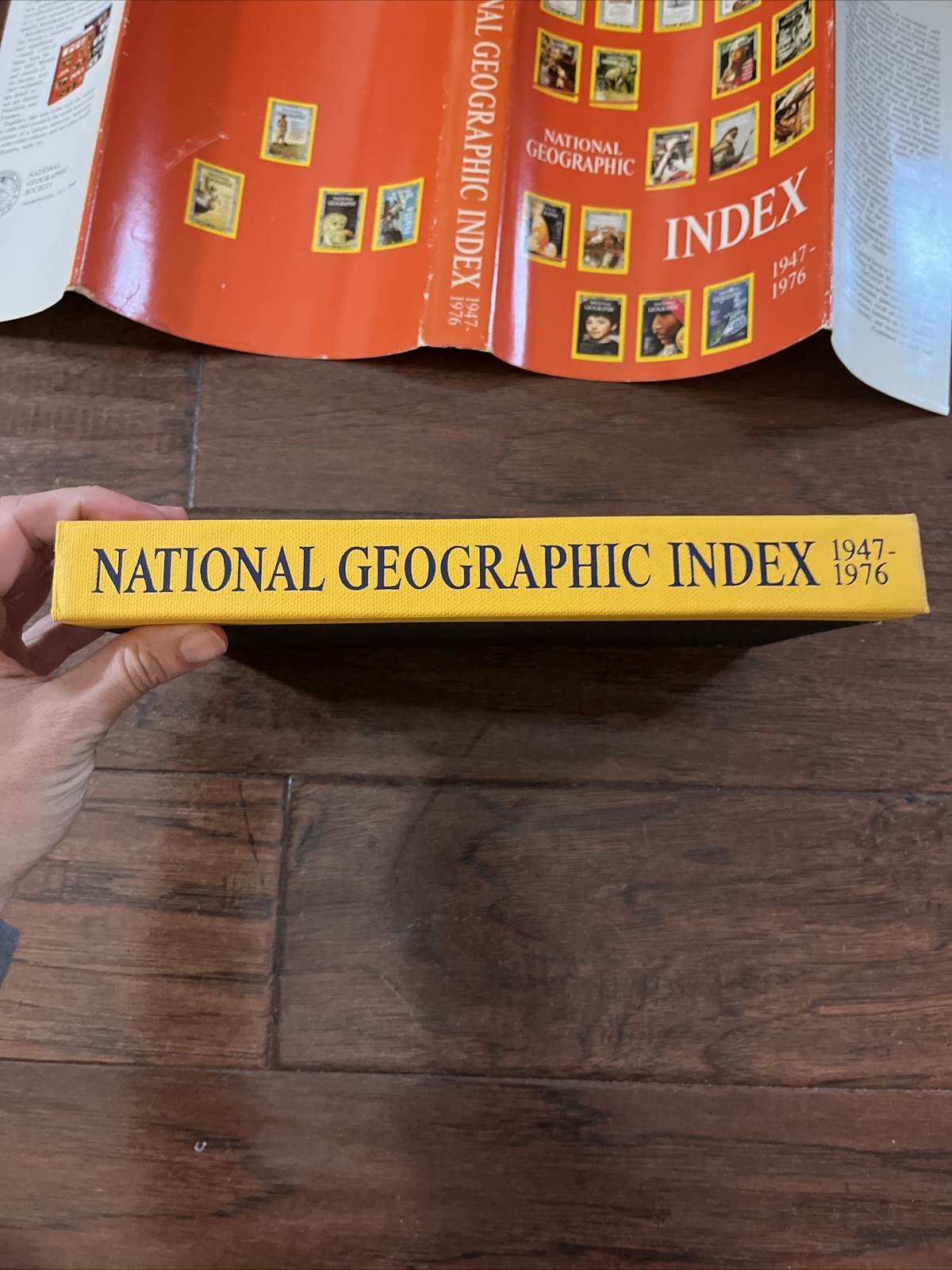 Vintage National Geographic Index 1947-1976 Hardcover with Dust Jacket Vintage