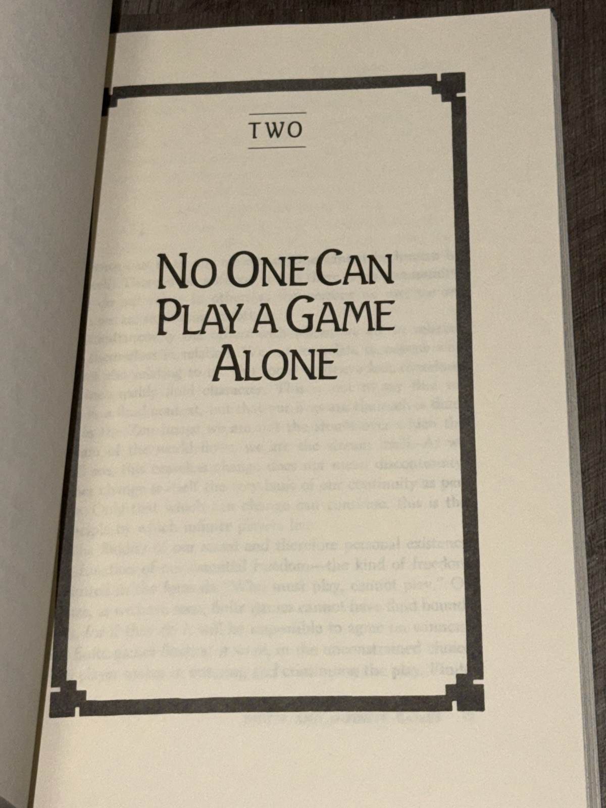 Finite and Infinite Games James P. Carse 1986 Edition Philosophy Paperback